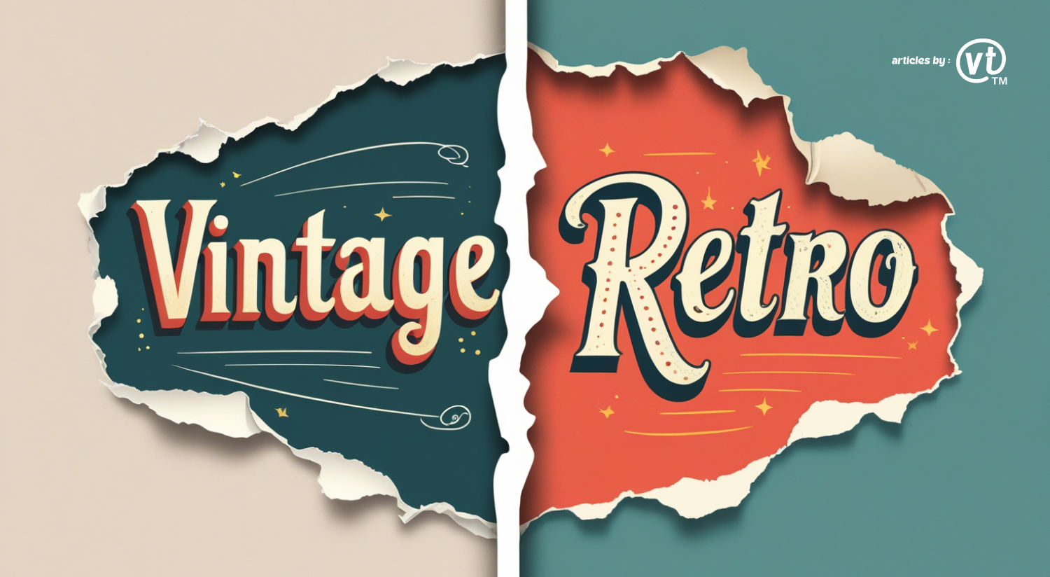 Vintage Fonts vs. Retro Fonts: What’s the Difference?