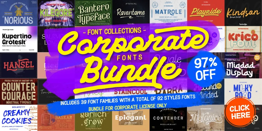 Corporate Font Bundle: Unlock the Ultimate Typography Collection