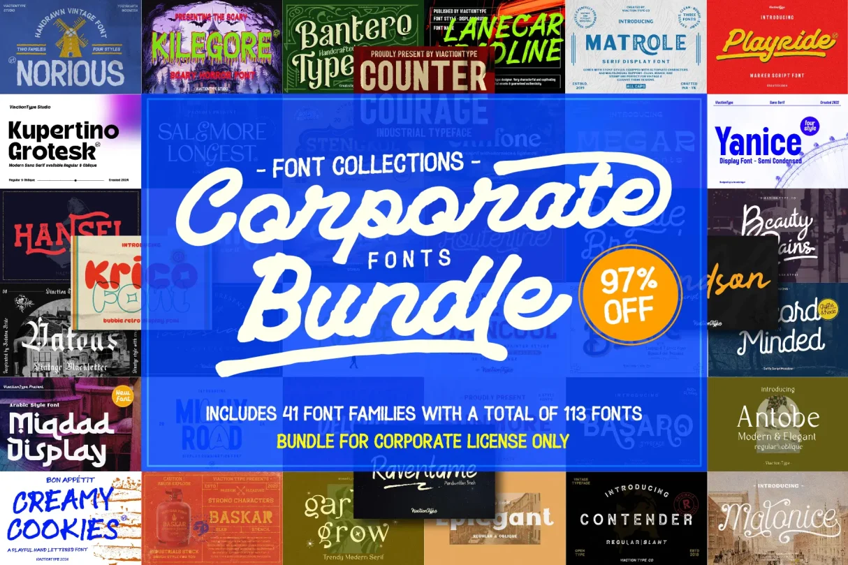 Corporate Font Bundle: Unlock the Ultimate Typography Collection