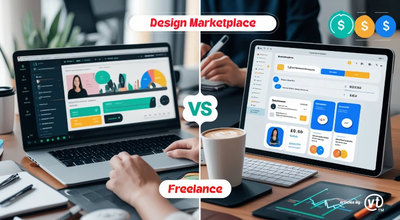 Freelance vs. Marketplace for Designers: Which Path Maximizes Your Income and Freedom in 2025?