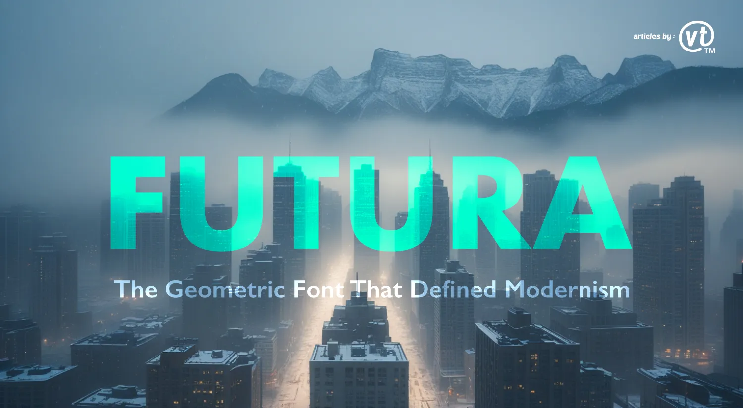 Futura: The Geometric Font That Defined Modernism