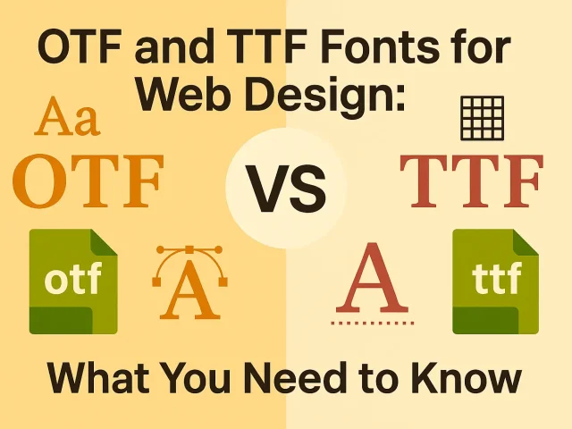OTF and TTF Fonts for Web Design: What You Need to Know