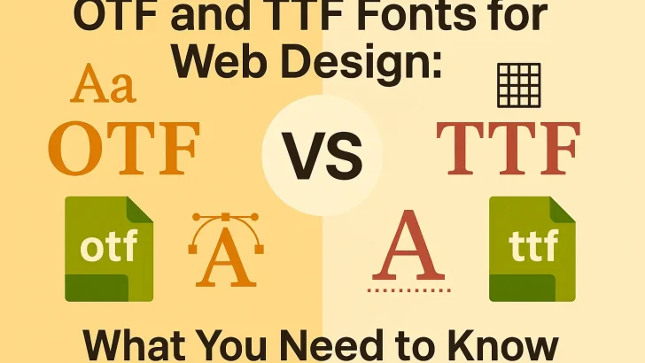 OTF and TTF Fonts for Web Design: What You Need to Know