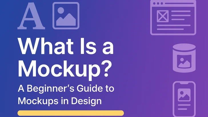 What Is a Mockup? A Beginner’s Guide to Mockups in Design