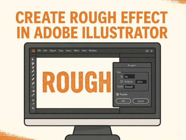 How to Create a Rough Effect in Adobe Illustrator: A Step-by-Step Tutorial