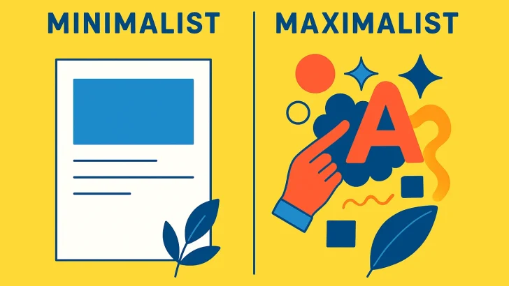 Minimalist vs Maximalist Design: Which One Is More Effective?