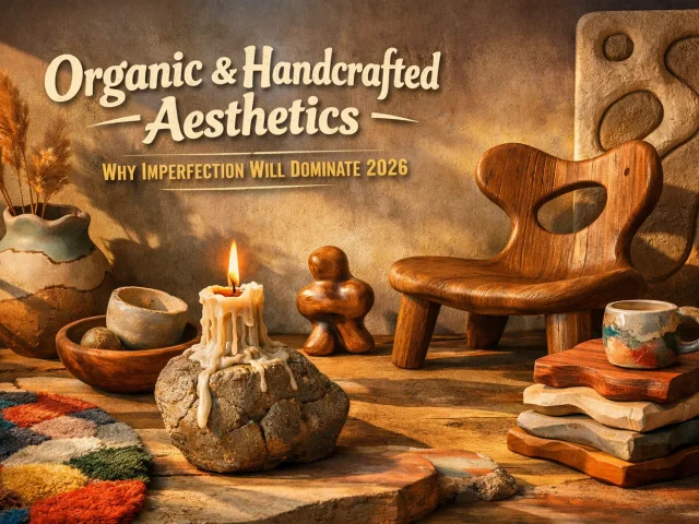 Organic & Handcrafted Aesthetics: Why Imperfection Will Dominate 2026
