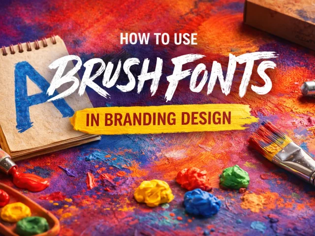 How to Use Brush Fonts Effectively in Branding Design