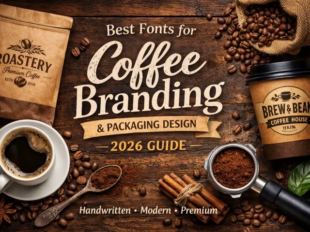 Best Fonts for Coffee Branding & Packaging Design 2026