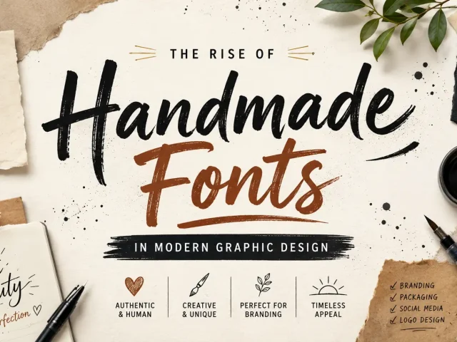 The Rise of Handmade Fonts in Modern Graphic Design